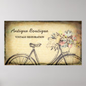  herstel van Antiek winkels (Floral Bicycle) Poster (Voorkant)