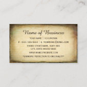  herstel van Antiek winkels (Floral Bicycle) Visitekaartje (Achterkant)