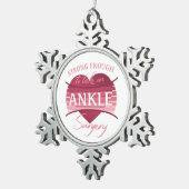 Herstel van de anekleurigheid voor vrouwen tin sneeuwvlok ornament (Rechts)