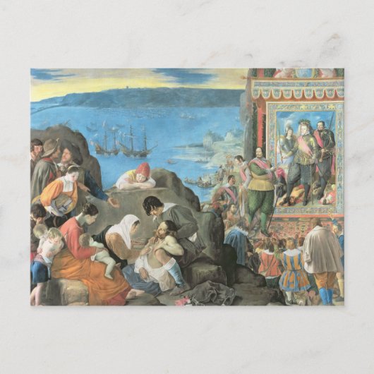 Herstel van de baai van San Salvador Briefkaart (Voorkant)