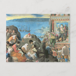 Herstel van de baai van San Salvador Briefkaart