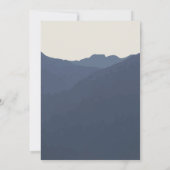 Herstel van de bergenbruiloft kaart (Achterkant)