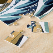 Herstel van de Grote Golf van Kanagawa door Hokusa Legpuzzel (Zijkant)