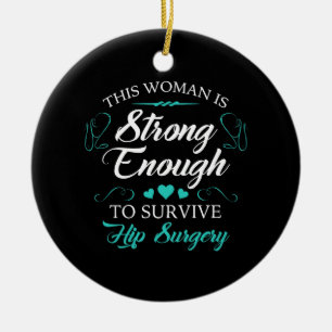 Herstel van de heupchirurgie bij vrouwen keramisch ornament