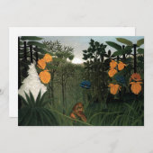 Herstel van de leeuw | Henri Rousseau (Voorkant / Achterkant)