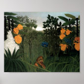 Herstel van de leeuw | Henri Rousseau Poster (Voorkant)