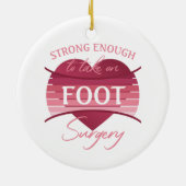 Herstel van de roetchirurgie voor vrouwen keramisch ornament (Achterkant)