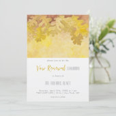 Herstel van geloften met herfst eikenbladeren kaart (Staand voorkant)