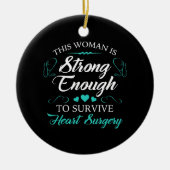 Herstel van hartchirurgie door vrouwen keramisch ornament (Voorkant)