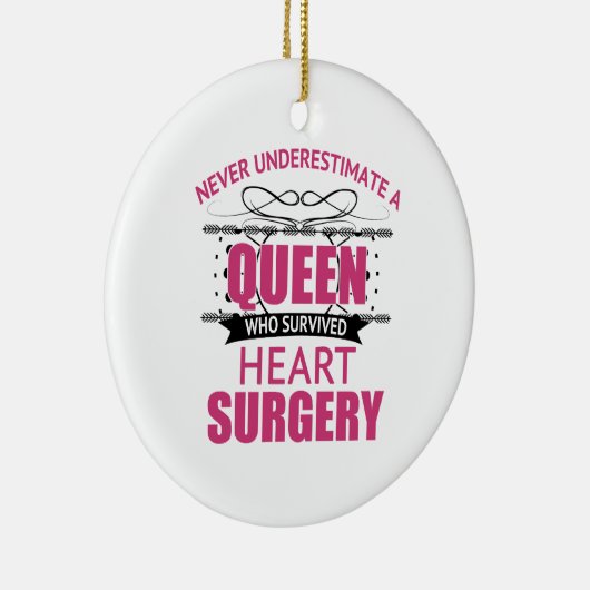 Herstel van hartchirurgie voor vrouwen keramisch ornament (Rechts)