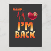 Herstel van hartziekte bypassoperatie briefkaart (Voorkant)