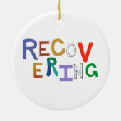 Herstel van het genezen van nieuwe beginnende funk keramisch ornament (Achterkant)