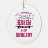 Herstel van heupchirurgie voor vrouwen keramisch ornament (Links)