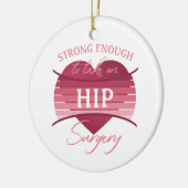 Herstel van heupchirurgie voor vrouwen keramisch ornament (Links)