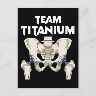 Herstel van hippe chirurgie geeft hippie Hip-verva Briefkaart