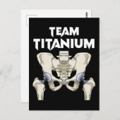 Herstel van hippe chirurgie geeft hippie Hip-verva Briefkaart (Voorkant / Achterkant)