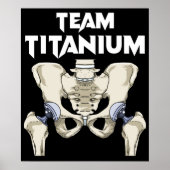 Herstel van hippe chirurgie geeft hippie Hip-verva Poster (Voorkant)