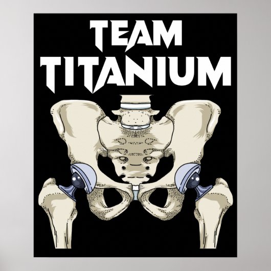 Herstel van hippe chirurgie geeft hippie Hip-verva Poster (Voorkant)