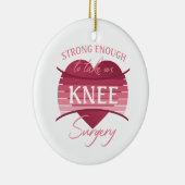 Herstel van kniechirurgie voor vrouwen keramisch ornament (Rechts)