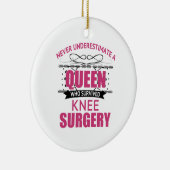 Herstel van kniechirurgie voor vrouwen keramisch ornament (Rechts)