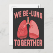 Herstel van longtransplantatiechirurgie Beterschap Briefkaart (Voorkant / Achterkant)