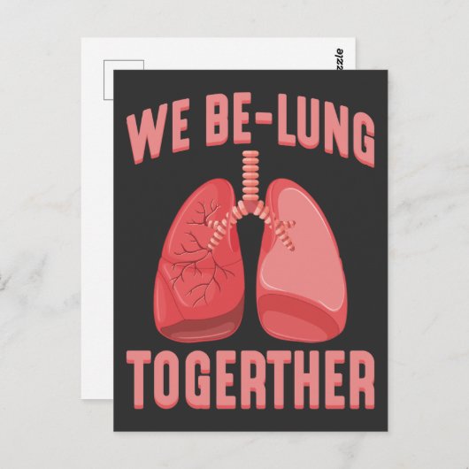 Herstel van longtransplantatiechirurgie Beterschap Briefkaart (Voorkant / Achterkant)