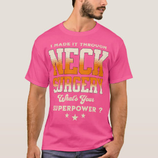Herstel van nekoperatie t-shirt