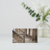 Herstel van oude huis-verhuizing visitekaartje (Staand voorkant)