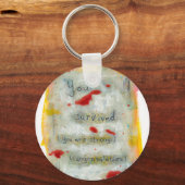 Herstel van overleving hoop op trauma sleutelhanger (Voorkant)