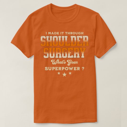 Herstel van schouderoperatie 2 t-shirt (Design voorkant)