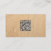 Herstel van thuisdekking Vcard QR Visitekaartje (Achterkant)