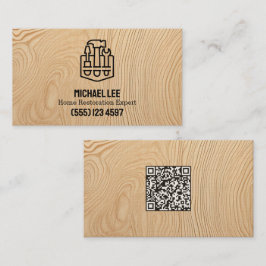 Herstel van thuisdekking Vcard QR Visitekaartje