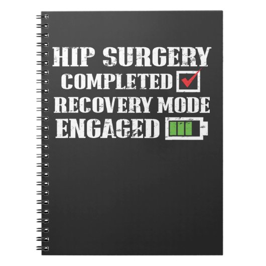 Herstel van vervangende heupchirurgische ingrepen notitieboek (Voorkant)