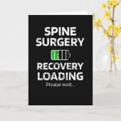 Herstel van wervelchirurgie | Spinale fusiescolios Kaart (Gele Bloem)