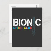 Herstel van wervelkolomchirurgie Spinale fusie Rug Briefkaart (Voorkant / Achterkant)