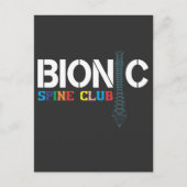 Herstel van wervelkolomchirurgie Spinale fusie Rug Briefkaart (Voorkant)