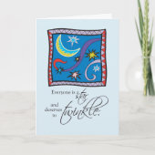Herstel Verjaardag Star Twinkle Kaart (Voorkant)