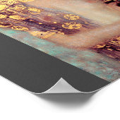 Herstelbaar Judith I Holofernes Gustav Klimt Nouve Poster (Hoek)