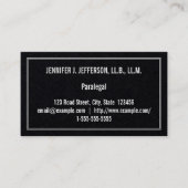 Herstelbaar paralegaal Visitekaartje (Voorkant)