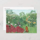 Herstelbare kleuren-Henri Rousseau - Kunst met tro Briefkaart (Voorkant / Achterkant)