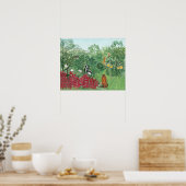 Herstelbare kleuren-Henri Rousseau - Kunst met tro Poster (Keuken)