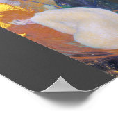 Herstelbare Klimt Goldfish Art Nouveau Painting Poster (Hoek)