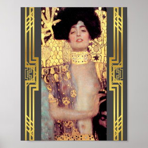 Herstelbare Klimt Judith Holofernes Art Nouveau De Poster