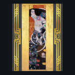 Herstelbare Klimt Judith Salome Art Nouveau Deco Poster<br><div class="desc">De grootste schilderijen van de geschiedenis,  digitaal gerestaureerd,  verhelderd en verkleurd voor vandaag. Judith II (Salome) werd in 1909 geschilderd door Gustav Klimt in de stijl Art Nouveau (Modern).</div>