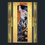 Herstelbare Klimt Judith Salome Art Nouveau Deco Poster<br><div class="desc">De grootste schilderijen van de geschiedenis,  digitaal gerestaureerd,  verhelderd en verkleurd voor vandaag. Judith II (Salome) werd in 1909 geschilderd door Gustav Klimt in de stijl Art Nouveau (Modern).</div>
