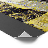 Herstelbare Klimt Water Serpents Art Nouveau Paint Poster (Hoek)