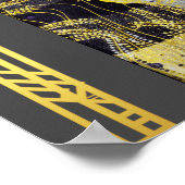 Herstelbare Klimt Water Serpents Art Poster (Hoek)