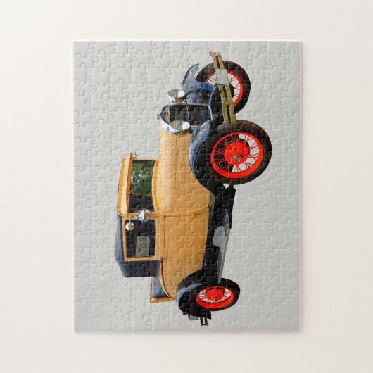 Herstelbare oude auto legpuzzel (Verticaal)