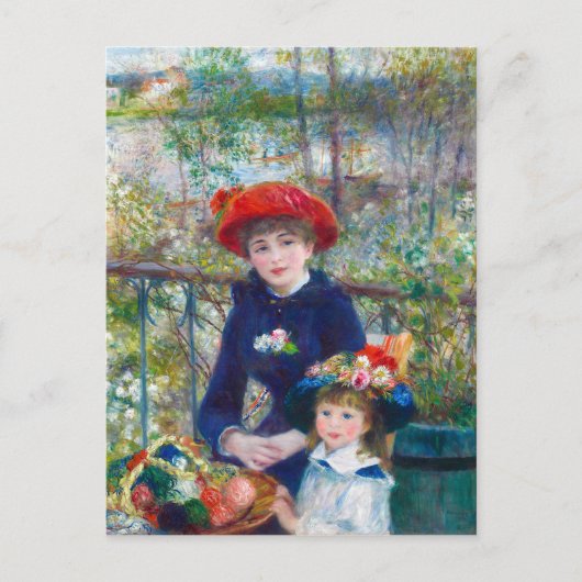 Herstelbare Renoir Twee zussen op het Terrace Artw Briefkaart (Voorkant)