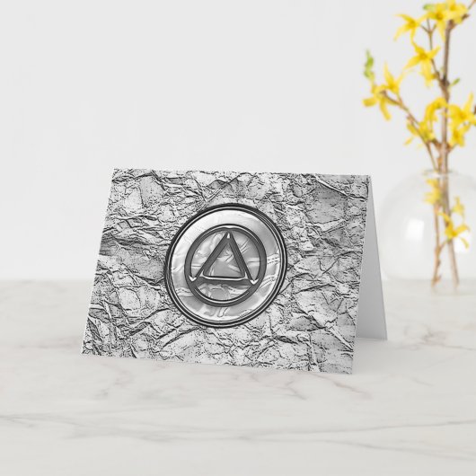 Herstelbare Sober Card Kaart (Gele Bloem)